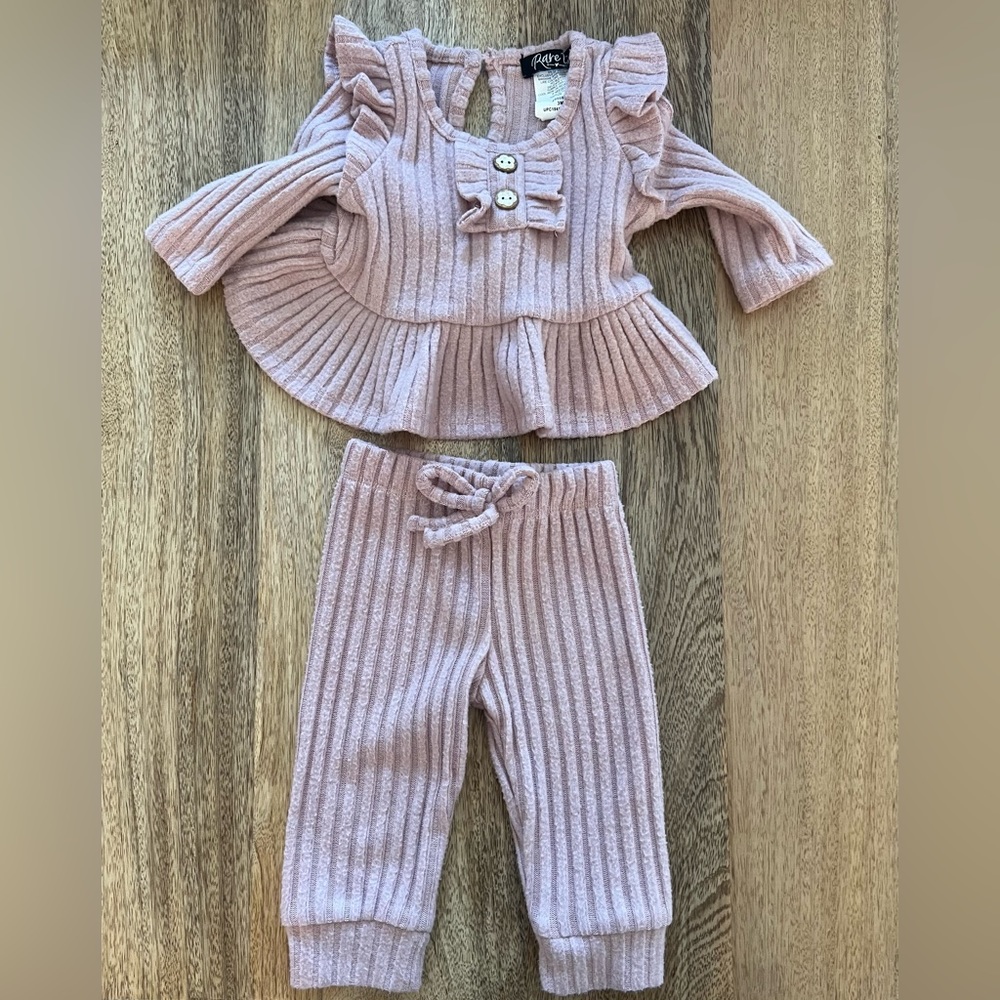 Baby Rare Too Pink Matching Set 3 Months
